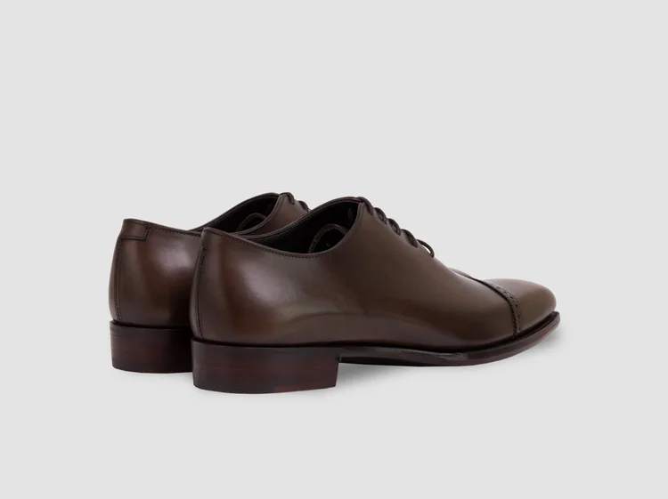 George Cleverley Melvin In Dark Brown Burnished Calf