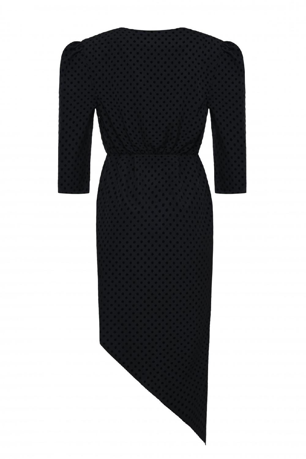 George Keburia GEORGE KEBURIA - BLACK ASYMMETRIC DRESS