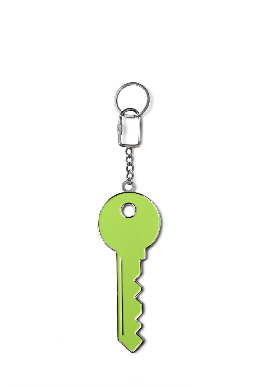 george keburia GEORGE KEBURIA - BRAT GREEN OVERSIZED KEYCHAIN
