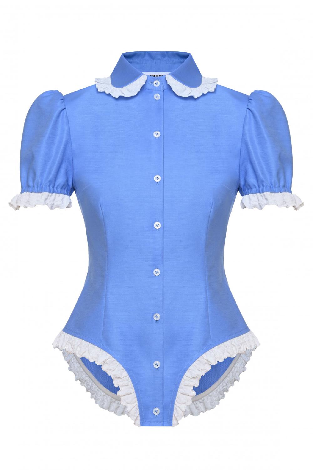 george keburia GEORGE KEBURIA - BABY BLUE SHIRT