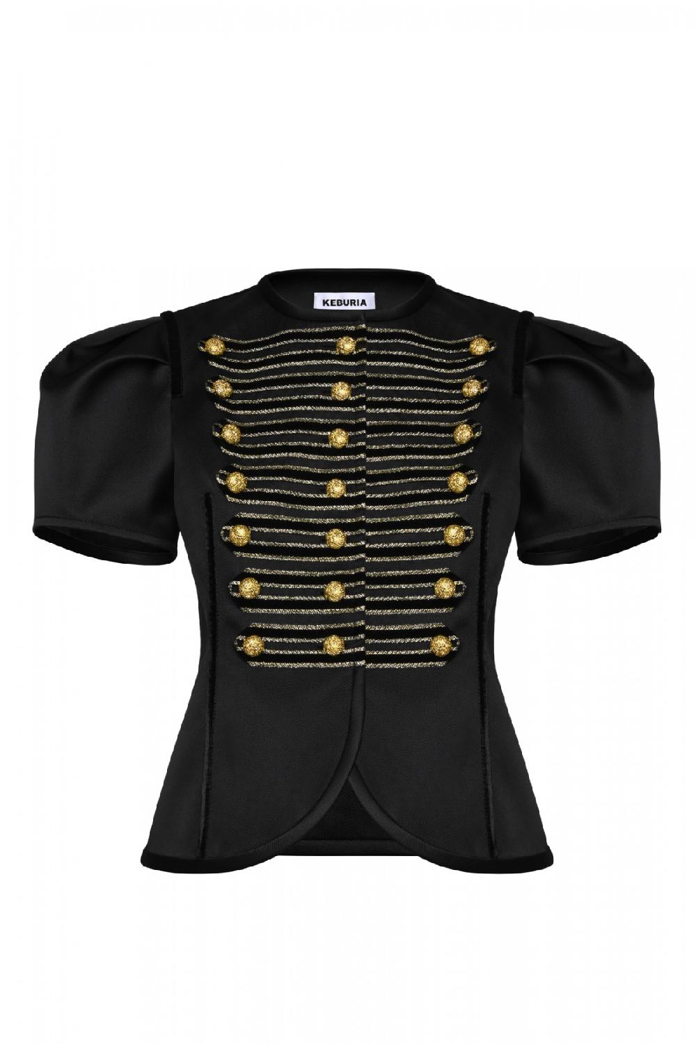 george keburia GEORGE KEBURIA - EMBELLISHED JACKET