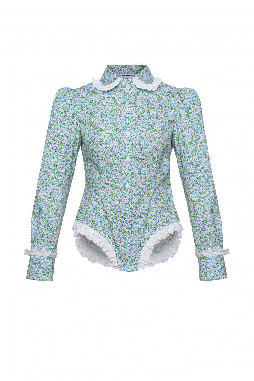 george keburia GEORGE KEBURIA - FLORAL SHIRT