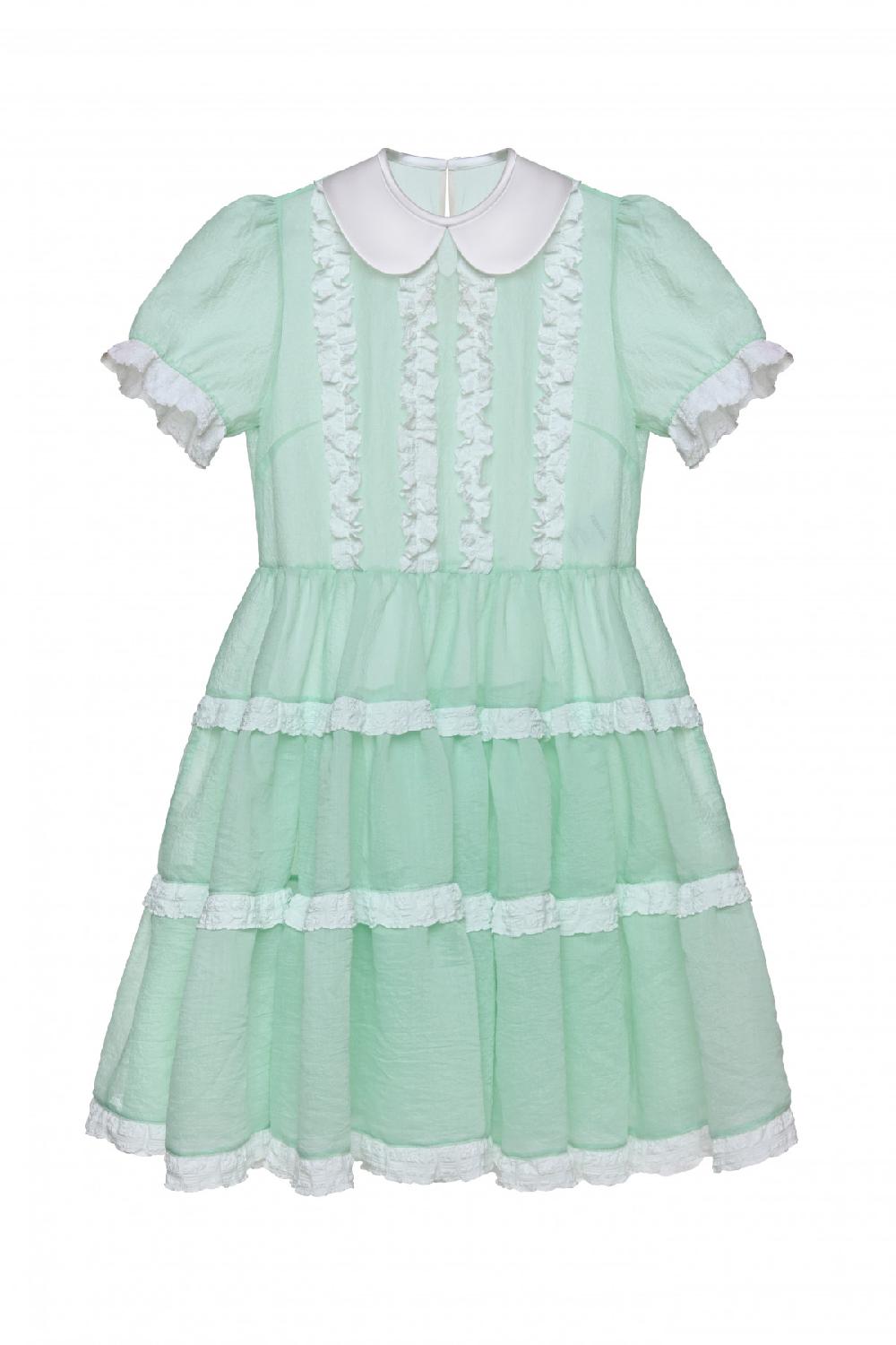 george keburia GEORGE KEBURIA - MINT TULLE DRESS