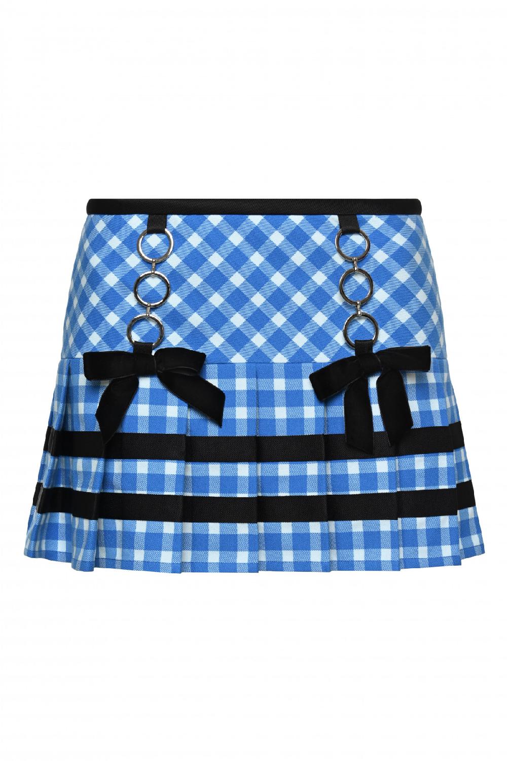 george keburia GEORGE KEBURIA - PLEATED MINI SKIRT