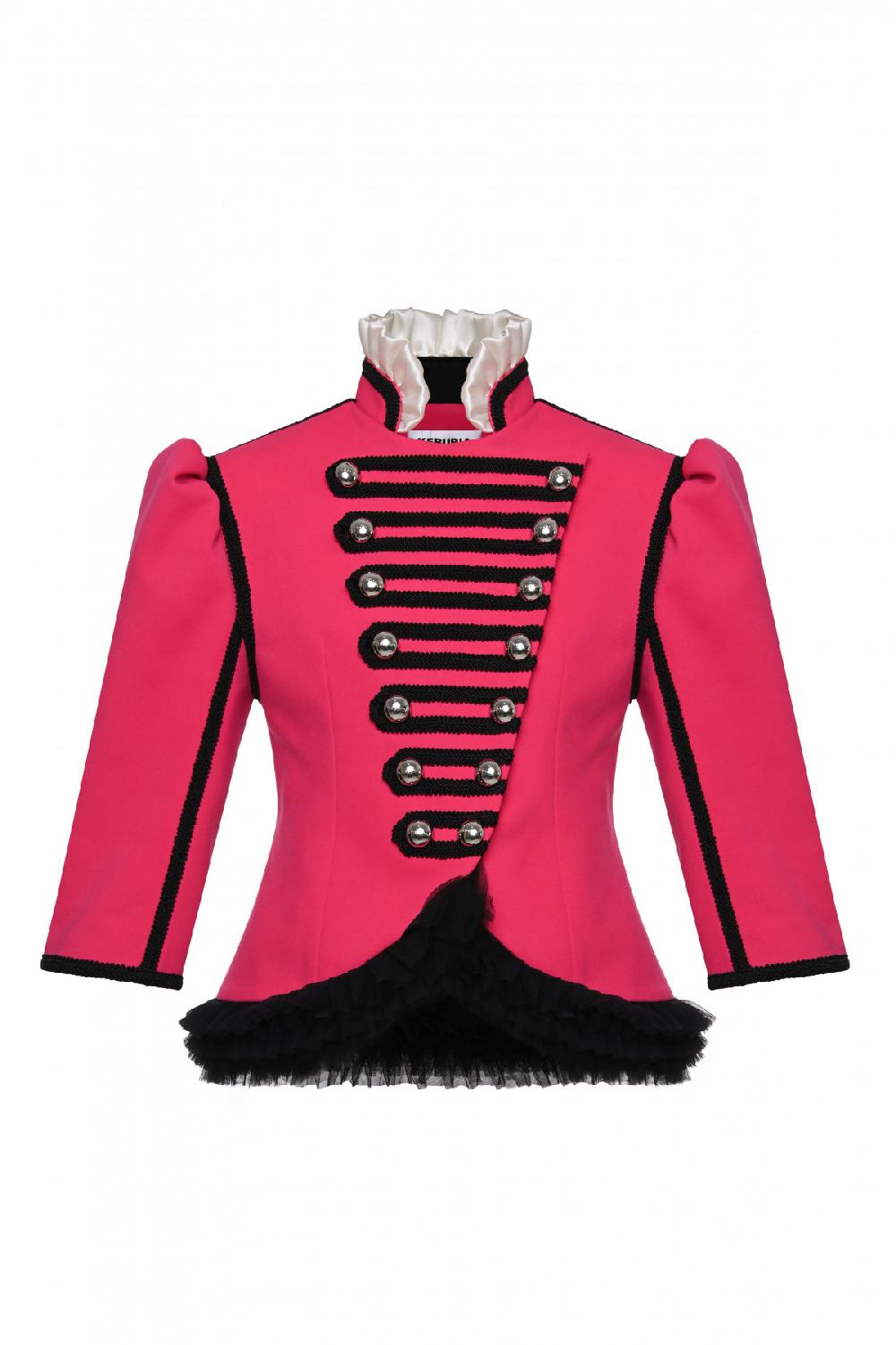 george keburia GEORGE KEBURIA - RUFFLED JACKET