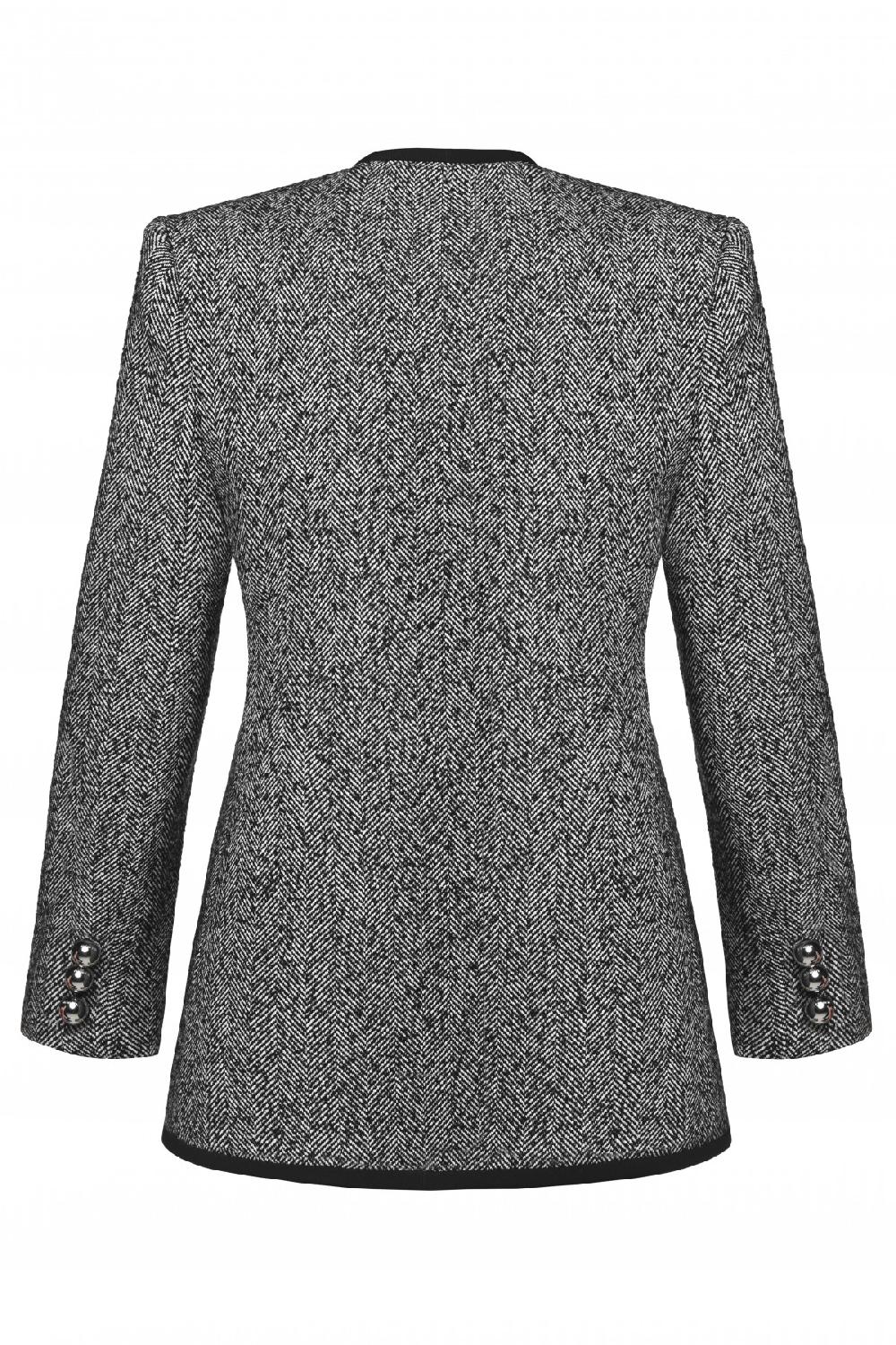 George Keburia GEORGE KEBURIA - LONGLINE TUXEDO BLAZER