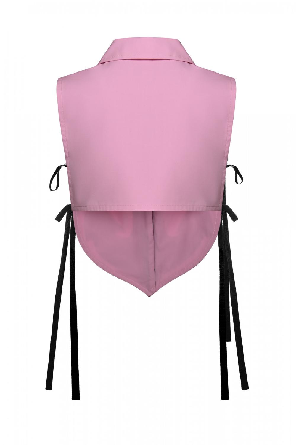 George Keburia GEORGE KEBURIA - OVERSIZED ANCHOR PATCH COTTON BLOUSE