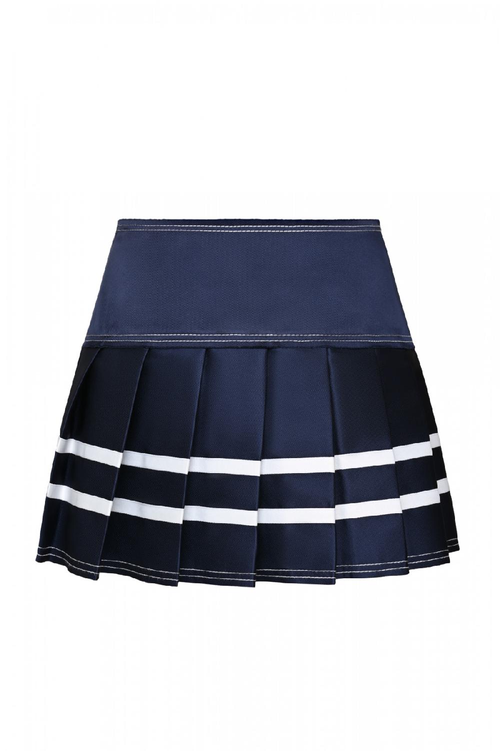 George Keburia GEORGE KEBURIA - PLEATED MINI SKIRT WITH FRAYED HEMS
