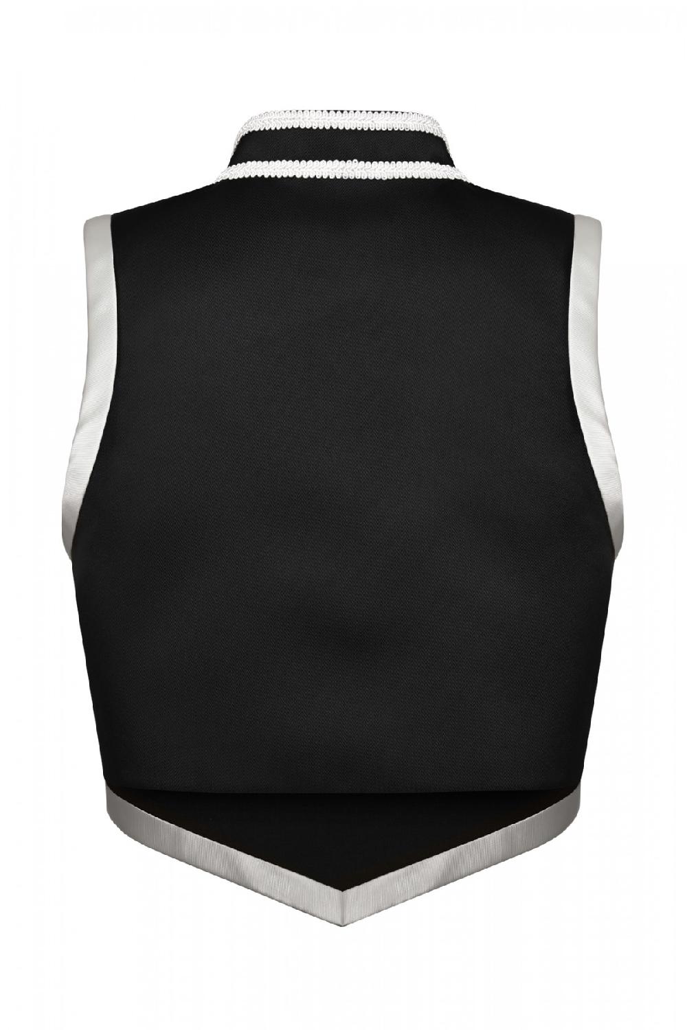 George Keburia GEORGE KEBURIA - STRUCTURED EMBELLISHED VEST