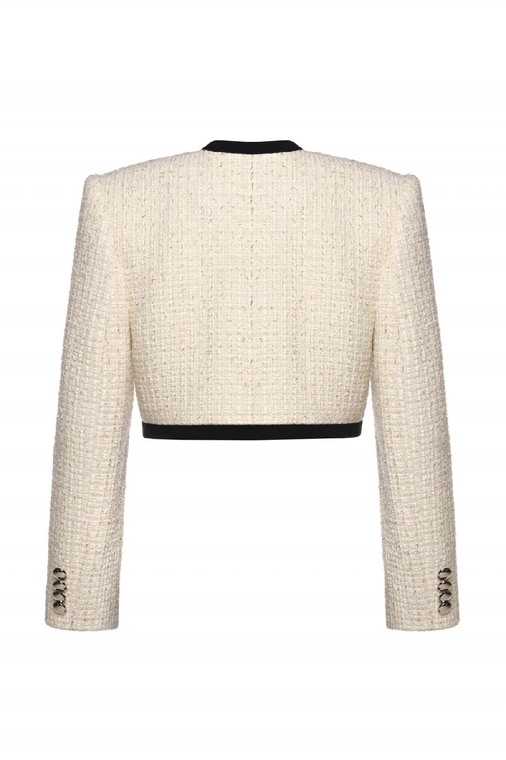George Keburia GEORGE KEBURIA - TWEED ASYMMETRIC JACKET