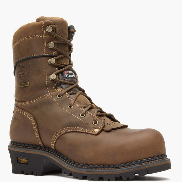 Georgia Boot Georgia Boot AMP LT Logger Composite Toe Insulated Waterproof Work Boo