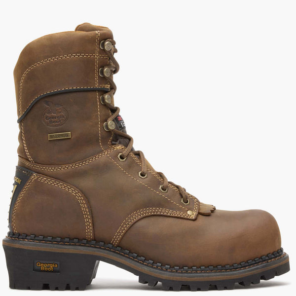 georgia boot Georgia Boot AMP LT Logger Composite Toe Insulated Waterproof Work Boo
