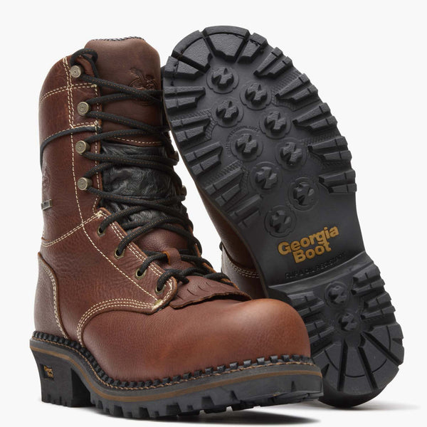 Georgia Boot Georgia Boot AMP LT Logger Composite Toe Waterproof Work Boot