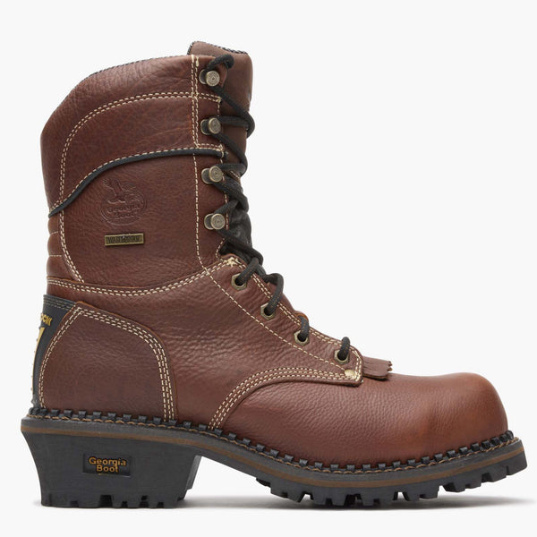 georgia boot Georgia Boot AMP LT Logger Composite Toe Waterproof Work Boot