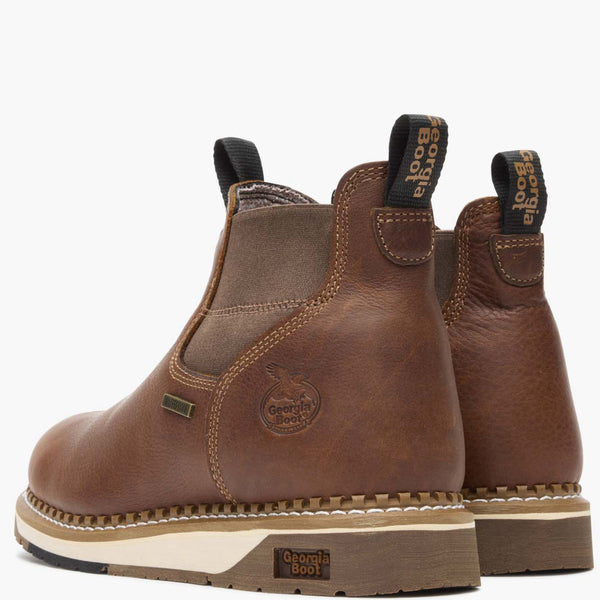 Georgia Boot Georgia Boot AMP LT Wedge Steel Toe Waterproof Chelsea Work Boot