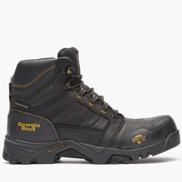 georgia boot Georgia Boot Amplitude Composite Toe Waterproof Work Boot BLACK