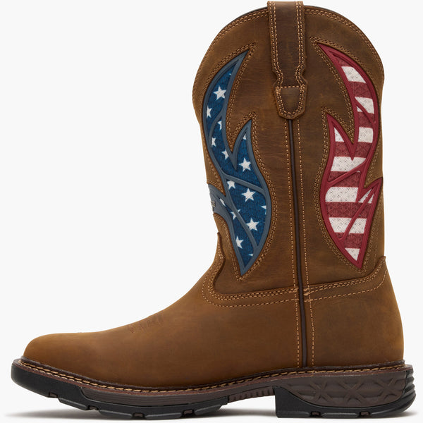 Georgia Boot Georgia Boot Carbo-Tec FLX 11" Patriotic Alloy Toe Pull-On Work Boot