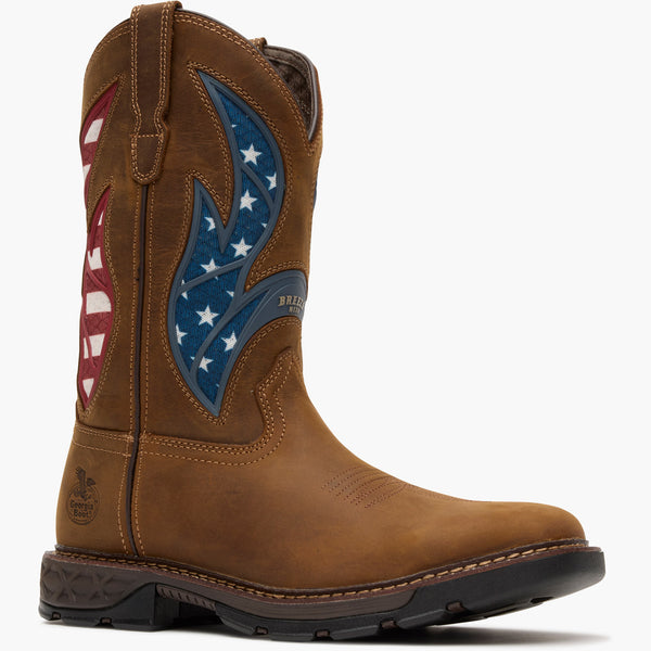 Georgia Boot Georgia Boot Carbo-Tec FLX 11" Patriotic Alloy Toe Pull-On Work Boot
