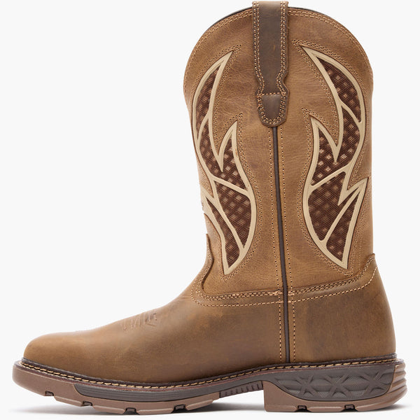 Georgia Boot Georgia Boot Carbo-Tec FLX Alloy Toe Pull-on With InsulKul™ Work Boot BROWN TAN