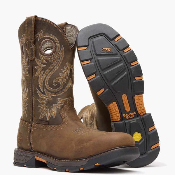 Georgia Boot Georgia Boot Carbo-Tec FLX Alloy Toe Waterproof Pull-on Work Boot