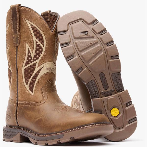 Georgia Boot Georgia Boot Carbo-Tec FLX Pull-on With InsulKul™ Work Boot BROWN TAN