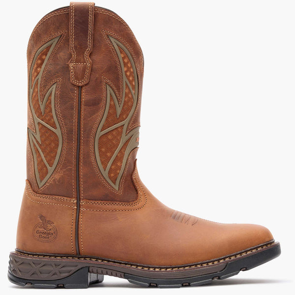 georgia boot Georgia Boot Carbo-Tec FLX Pull-on with InsulKul™ Work Boot Brown