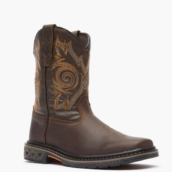 Georgia Boot Georgia Boot Carbo-Tec LT Big Kids Brown Pull-On Boot Brown