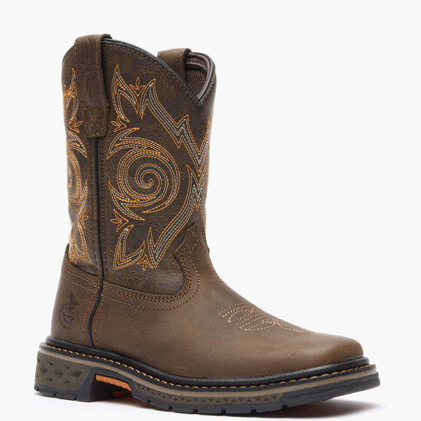 Georgia Boot Georgia Boot Carbo-Tec LT Little Kids Brown Pull On Boot Brown