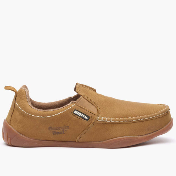 georgia boot Georgia Boot Cedar Falls Moc-Toe Slip-On TAN