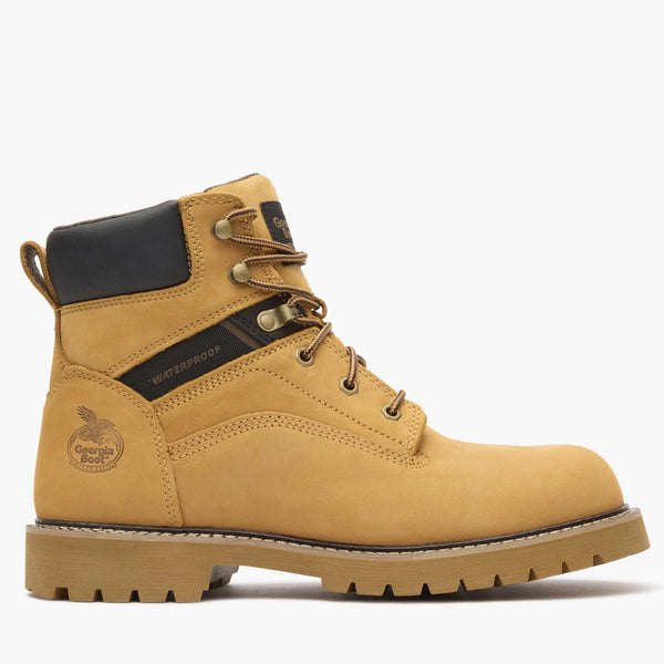 georgia boot Georgia Boot Core 37 Steel Toe Waterproof Work Boot Wheat