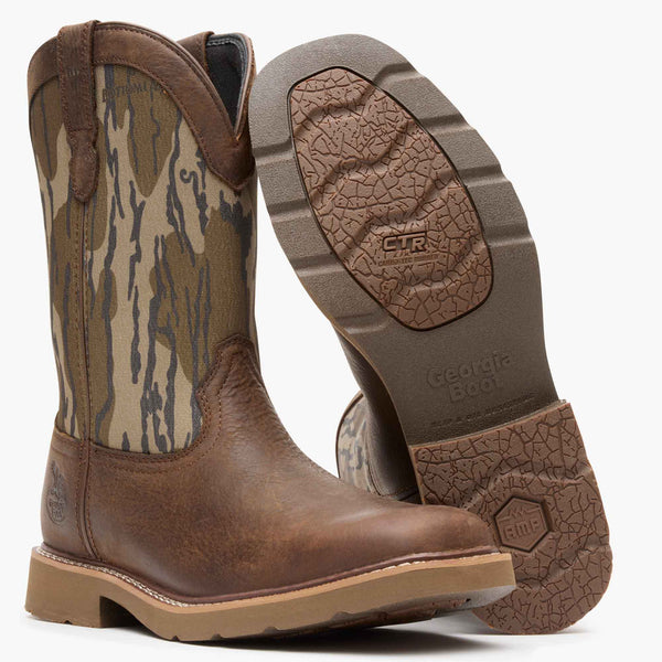 Georgia Boot Georgia Boot Core 37 Western 11" Mossy Oak Pull On