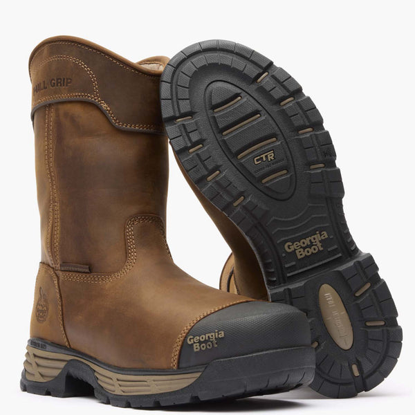 Georgia Boot Georgia Boot Durablend Edge 10" Waterproof Alloy Toe Pull On Work Boot