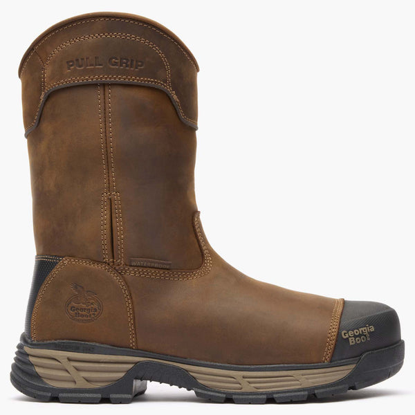 georgia boot Georgia Boot Durablend Edge 10" Waterproof Alloy Toe Pull On Work Boot