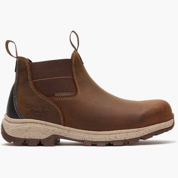 georgia boot Georgia Boot Eagle Trail Women's Waterproof Alloy Toe Chelsea Work Boo