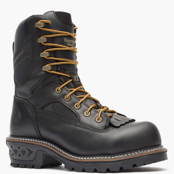 Georgia Boot Georgia Boot LTX Logger Composite Toe Waterproof Work Boot BLACK