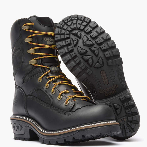 Georgia Boot Georgia Boot LTX Logger Waterproof Work Boot BLACK