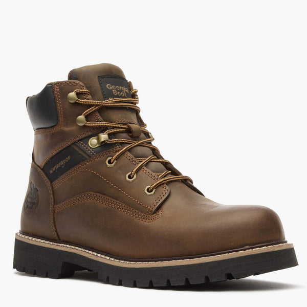 Georgia Boot Georgia Boot Men's Core 37 Waterproof Work Boot Brown