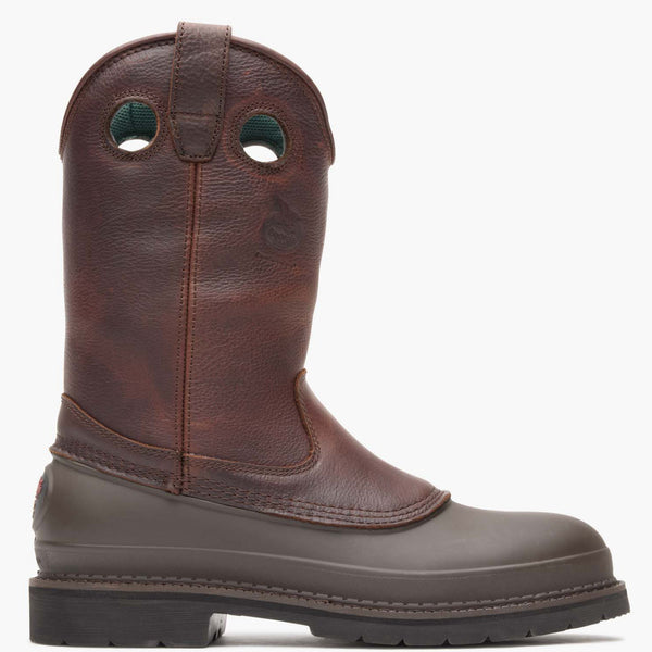 georgia boot Georgia Boot Muddog Steel Toe Wellington Work Boot SOGGY BROWN