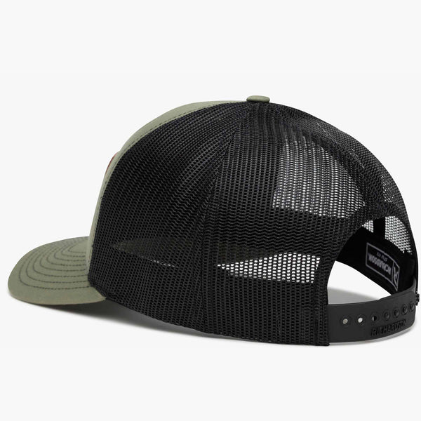 Georgia Boot Georgia Boot Unisex Leather Patch Trucker Hat Olive