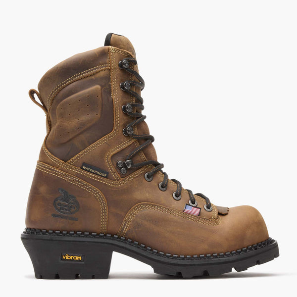 georgia boot Georgia Boot USA Logger Composite Toe Waterproof Work Boot