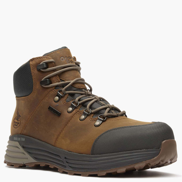 Georgia Boot Men's Durablend Sport Composite Toe Waterproof Hiker – Georgia Boot Brown