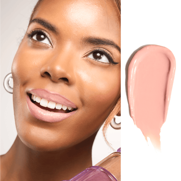 Gerard Cosmetics Buttercream Pink Nude Color Your Smile Lip Gloss With Mirror And Light - Buttery Smooth Opaque – Gerard Cosmetics