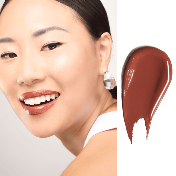 Gerard Cosmetics Cocoa Bean Brown Color Your Smile Lip Gloss With Mirror And Light - Buttery Smooth Opaque – Gerard Cosmetics