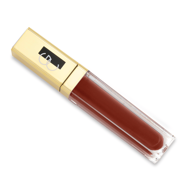 gerard cosmetics Cocoa Bean Brown Color Your Smile Lip Gloss with mirror and light - buttery smooth opaque – Gerard Cosmetics