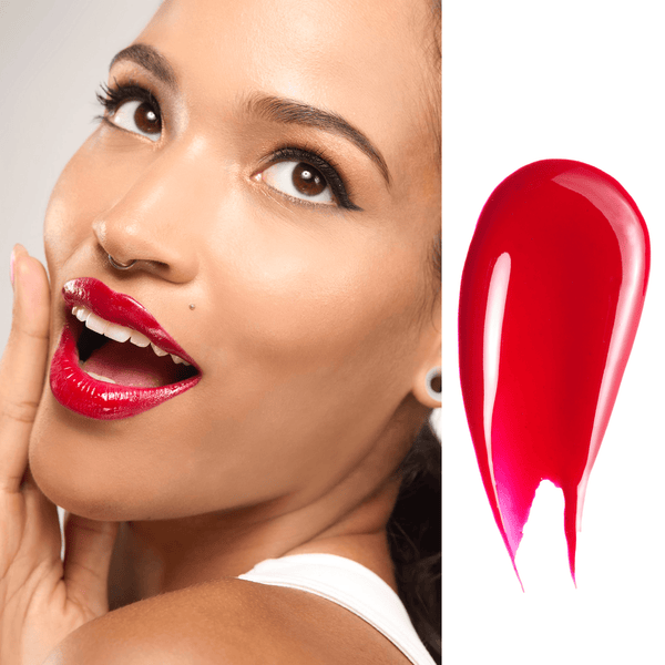 Gerard Cosmetics Color Your Smile Candy Apple Red Lip Gloss With Mirror And Light - Buttery Smooth Opaque – Gerard Cosmetics