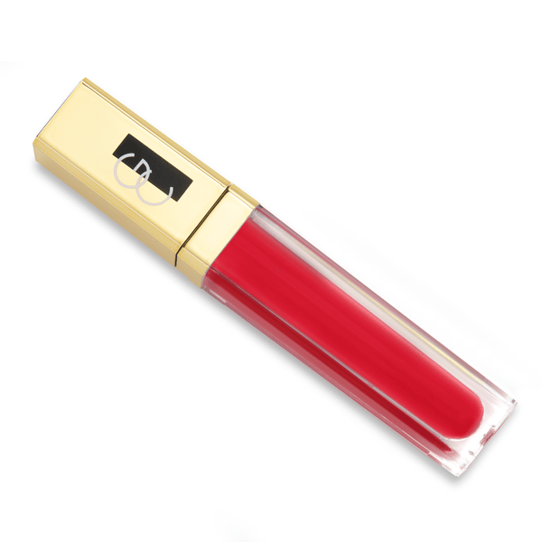 gerard cosmetics Color Your Smile Candy Apple Red Lip Gloss with mirror and light - buttery smooth opaque – Gerard Cosmetics