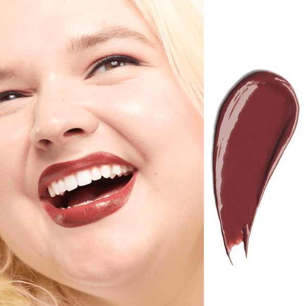 Gerard Cosmetics Color Your Smile Plum Crazy Mauve Lip Gloss With Mirror And Light - Buttery Smooth Opaque – Gerard Cosmetics