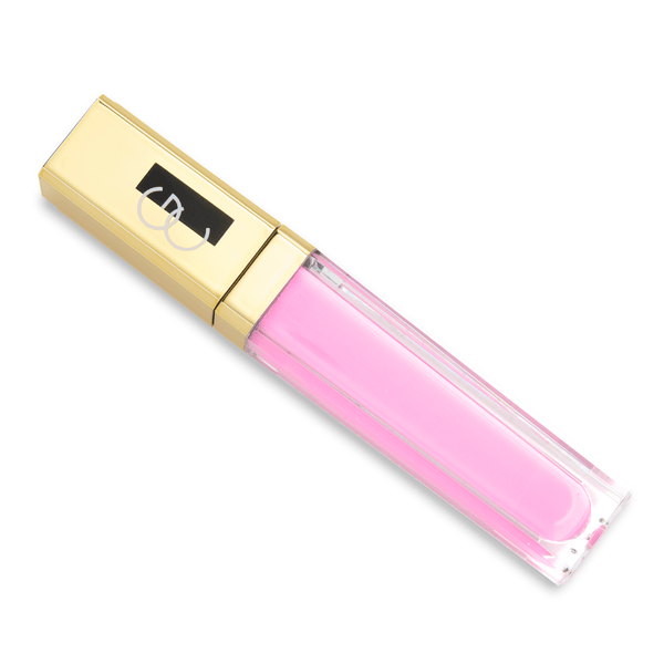 gerard cosmetics Fiji Bright Pink Color Your Smile Lip Gloss with mirror and light - buttery smooth opaque – Gerard Cosmetics