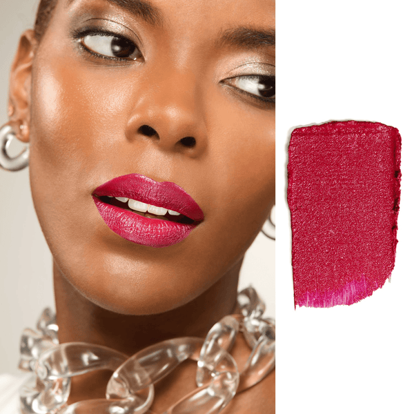 Gerard Cosmetics Gerard Cosmetics Glitter Lipstick - Smooth Application And Glittery Finish. Cupid- Red Glitter