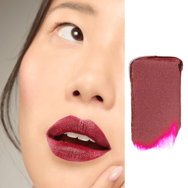 Gerard Cosmetics Gerard Cosmetics Merlot Lipstick - Highly Pigmented Vampy Wine Red Traditional Bullet Lip Stick With A Satin Finish